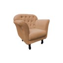 Ver imagem 5 de Kit 2 Poltronas Decorativa Dália Bouclé Amarelo