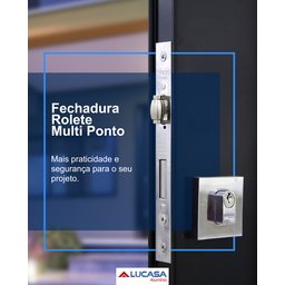 Porta Pivotante de Aluminio com Puxador de 1 metro 225x130 Lucasa Aluminio - 6