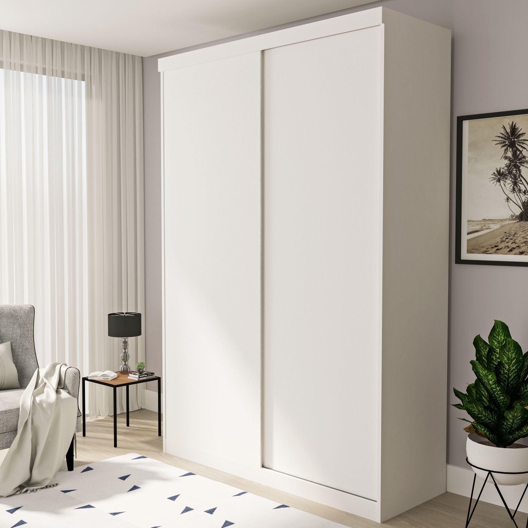 Menor preço em Guarda Roupa Solteiro Premium Salvador 138cm 2 Portas 2 Gavetas Yescasa