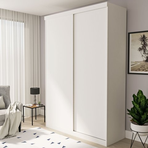 Guarda Roupa Solteiro Premium Salvador 138cm 2 Portas 2 Gavetas Yescasa