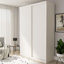 Ver imagem 2 de Guarda Roupa Solteiro Premium Salvador 138cm 2 Portas 2 Gavetas Espresso Móveis