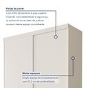 Ver imagem 4 de Guarda Roupa Solteiro Premium Salvador 138cm 2 Portas 2 Gavetas Yescasa