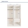 Guarda Roupa Solteiro Premium Salvador 138cm 2 Portas 2 Gavetas Espresso Móveis - 10