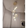 Lustre Pendente para Sala Pé Direito Duplo Mix Ball P7 - Marfim - 2