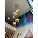 Ver imagem 6 de Lustre Pendente para Sala Pé Direito Duplo Mix Ball P7 - Marfim