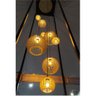 Lustre Pendente para Sala Pé Direito Duplo Mix Ball P7 - Marfim - 4