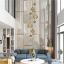 Ver imagem 5 de Lustre Pendente para Sala Pé Direito Duplo Mix Ball P7 - Marfim