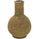 Ver imagem 1 de Vaso Sultan Decorativo Cachepô Enfeite 39x26x26cm Cerâmica Verde
