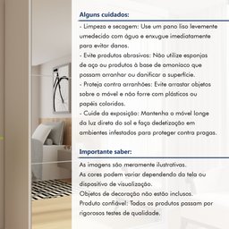 Guarda Roupa Solteiro Premium Salvador Top 138cm com Espelho 2 Portas 2 Gavetas Espresso      - 12