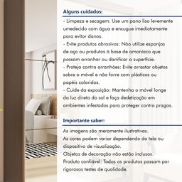 Guarda Roupa Solteiro Premium Salvador Top 138cm com Espelho 2 Portas 2 Gavetas Espresso      - 12