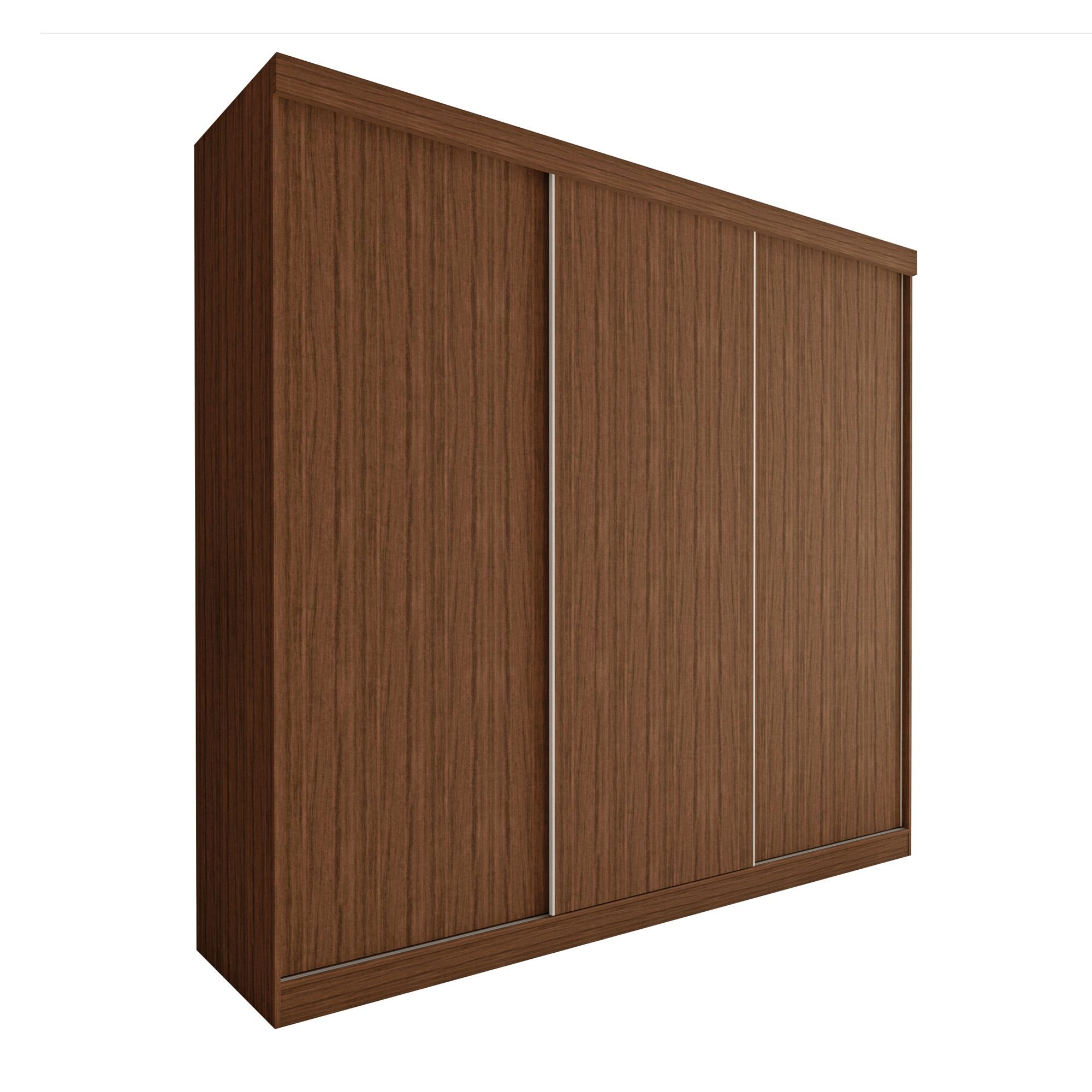 Guarda Roupa Casal Premium Cronos 205,9cm 3 Portas 4 Gavetas Espresso Móveis - 12