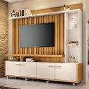 Ver imagem 1 de Estante Painel de Tv 60 200cm Titan Off White-cinamomo - Hb Móveis
