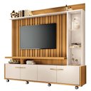 Ver imagem 2 de Estante Painel de Tv 60 200cm Titan Off White-cinamomo - Hb Móveis