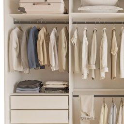 Guarda Roupa Casal Premium Rennes 205,9cm com Espelho 3 Portas 4 Gavetas Yescasa Branco - 9