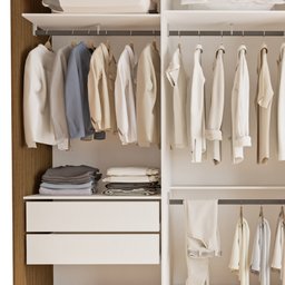 Guarda Roupa Casal Premium Rennes 205,9cm com Espelho 3 Portas 4 Gavetas Espresso Móveis     - 9