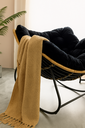 Ver imagem 2 de Poltrona de Balanço Nut White Arrow Preto Design Ergonômico Descanso Leitura Decoração Sala Quarto