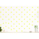 Ver imagem 1 de Adesivo de Parede Triângulos Amarelo 121 Unid. 4,5cm X 4,2cm