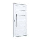 Ver imagem 3 de Porta de Alumínio Lambri 215x105cm com Friso e Puxador de 80 cm Lucasa Alumínio