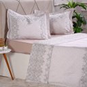 Ver imagem 1 de Jogo de Cama Queen 200 Fios 100% Algodão Extra Macio