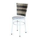 Ver imagem 2 de 6 Cadeiras para Mesa Branca Hawai Cappuccino Premium Assento Floral:floral Areia