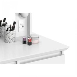 Penteadeira Camarim Strass com Banqueta Branco - Patrimar - 3