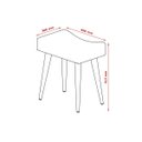 Ver imagem 5 de Penteadeira Camarim Strass com Banqueta Branco - Patrimar