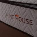 Ver imagem 6 de Conjunto Box Baú Queen Liverpool Cinza 158x198x80 c/ Molas Ensacadas