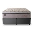 Ver imagem 4 de Conjunto Box Baú Queen Liverpool Cinza 158x198x80 c/ Molas Ensacadas