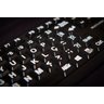 Teclado Ampliado Adaptado Baixa Visão Idosos em Alto Contraste com Teclas Pretas Letras Brancas - 3