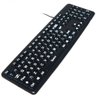 Teclado Ampliado Adaptado Baixa Visão Idosos em Alto Contraste com Teclas Pretas Letras Brancas - 2