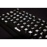 Teclado Ampliado Adaptado Baixa Visão Idosos em Alto Contraste com Teclas Pretas Letras Brancas - 4