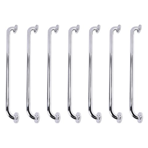 Barra de Apoio 70cm Aço Inox Kit 7 Unidades Idoso Gestante Criança Cadeirante Banheiro Box Casa Aces