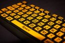 Ver imagem 4 de Teclado Ampliado Adaptado Baixa Visão Idosos em Alto Contraste com Teclas Amarelas Letras Pretas