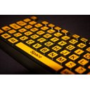 Ver imagem 4 de Teclado Ampliado Adaptado Baixa Visão Idosos em Alto Contraste com Teclas Amarelas Letras Pretas