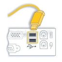 Ver imagem 6 de Teclado Ampliado Adaptado Baixa Visão Idosos em Alto Contraste com Teclas Amarelas Letras Pretas