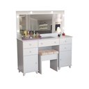 Ver imagem 5 de Penteadeira Camarim com 5 Gavetas e Banqueta 100% Mdf Design Clean