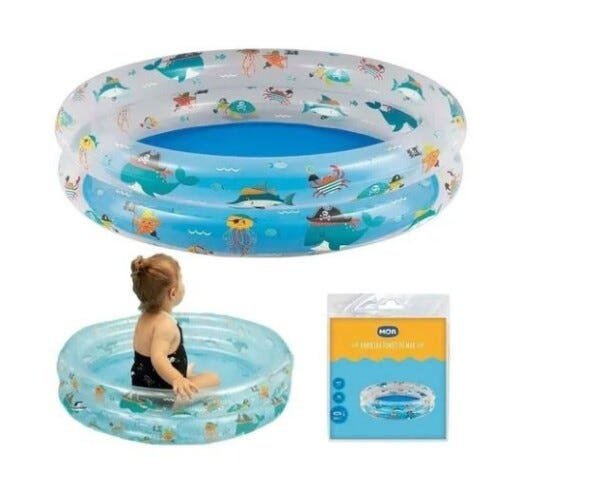 Banheira Estampada Fundo Do Mar Mor 90 Litros Menino Menina - 1