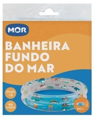 Banheira Estampada Fundo Do Mar Mor 90 Litros Menino Menina - 5
