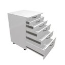 Ver imagem 4 de Odonto Kart com 5 Gavetas em Mdf na Cor Branco