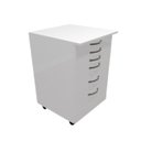 Ver imagem 3 de Odonto Kart com 5 Gavetas em Mdf na Cor Branco