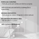 Ver imagem 3 de Porta Lisa Semi-Sólida Curupixá Folha 210x82cm