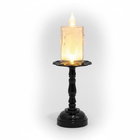 Vela Decorativa Eletrônica de Led - Luz Branco Quente - 17,5cm