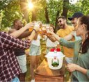 Ver imagem 5 de Porta Barril 5l À Gelo P/ Barril 5l Heineken Normal Branco