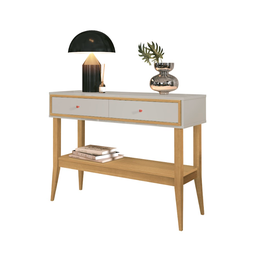 Aparador Buffet Balcão Bari Hall e Sala de Estar com 2 Gavetas 100 Cm Edn - 3