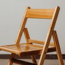 Ver mais imagens de Conjunto de Mesa 70x70cm e 2 Cadeiras Dobráveis em Madeira Maciça com Verniz