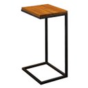 Ver imagem 4 de Mesa de Apoio Sofá Bandeja Decorativa Estilo Industrial 65cm
