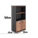 Ver imagem 3 de Armário Alto Estante Portas Abrir 30mm