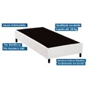 Ver imagem 3 de Cama Box Base Universal Casal Courano White (138 (2 Vol 69x188x20)) - Costa Rica