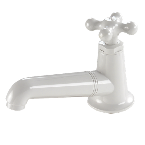 Torneira Lavatório Modelo de Mesa Linha Porto Belo Bitola 1/2'' Abs Cor Branco Durín