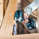 Ver imagem 2 de Parafusadeira de Impacto sem Fio 40v Torque 220n.m Motor Bl Resistência Água Poeira Td001gz Makita